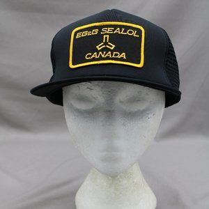 Vintage Patched Trucker Hat - EG and G Sealol Canada - Adult Snapback